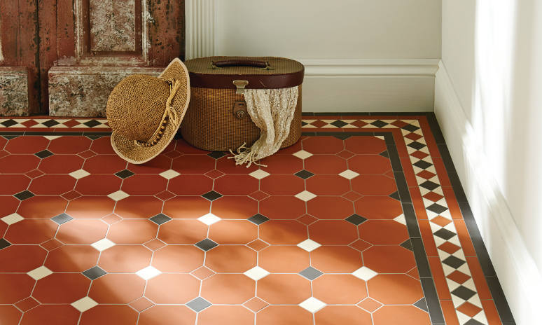 Victorian Floor Tiles In Entrance Hall