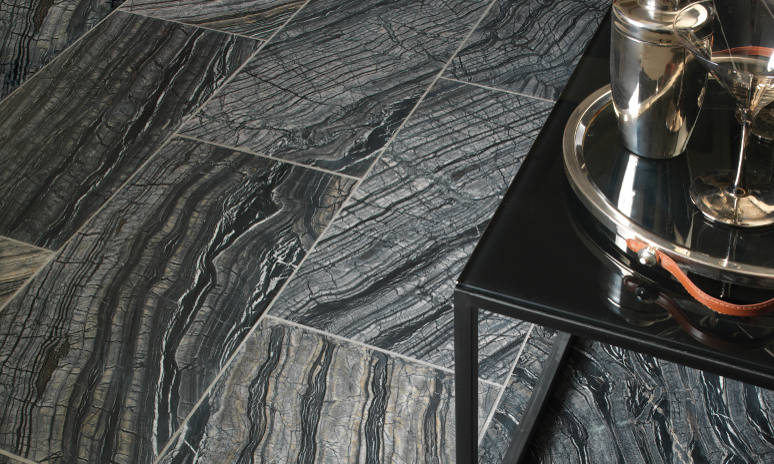 Baobab Ebony Limestone Floor Tiles