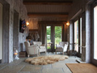 Archerfield Limestone Tile Floor In Cosy Seating Area