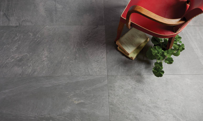 Porcelain tiles - Formation Porcelain textured Gris floor tiles