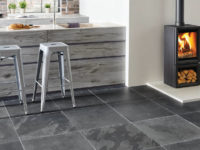 Original Style Earthworks Slate Floor Tiles In Kitchen