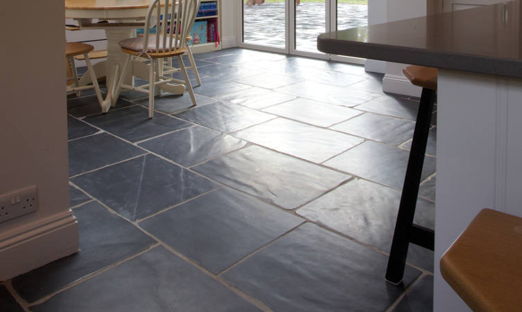 Shepton Worn stone floor tiles