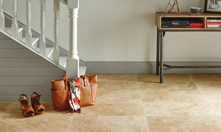 Original Style Earthworks Travertine Limestone Tiles in New Umbrian Gold