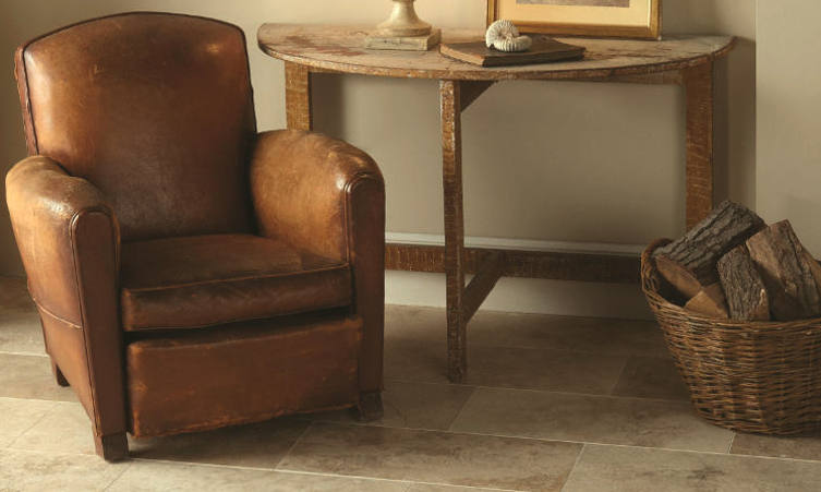 Travertine Original Style Earthworks Floor Tiles In Umbrian Classic