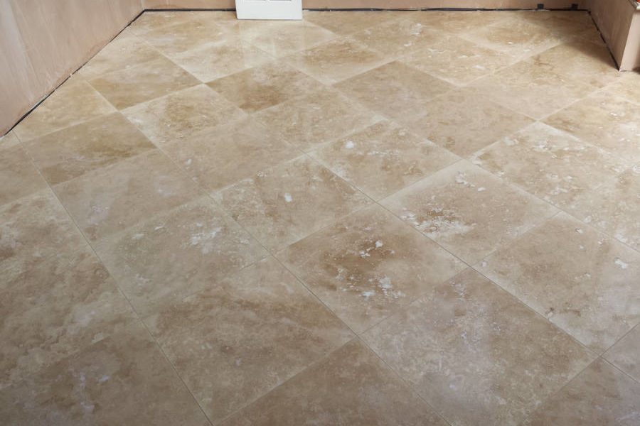 Square Stone Floor Tiles In Natural Colour