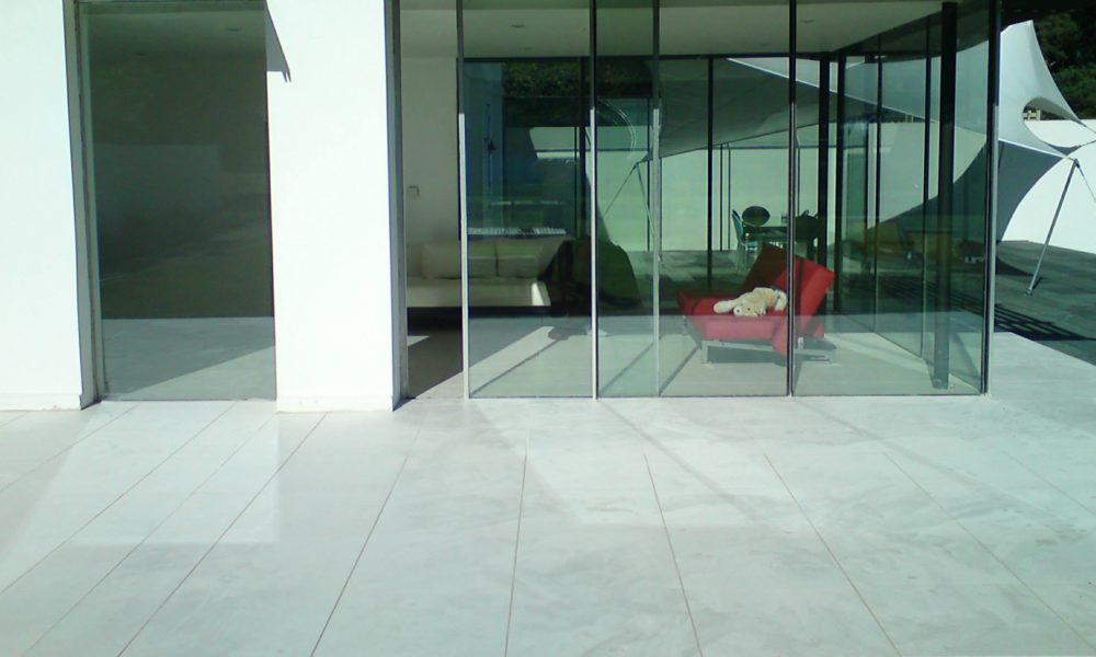 Designer Flawless Tiles In Patio Area